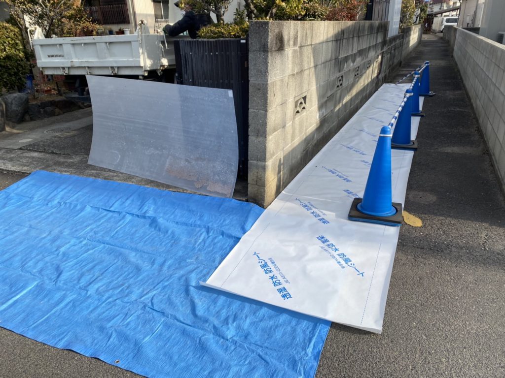 香川県のブロック塀リフォーム工事