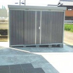 【収納】物置･ガレージ施工事例 (株)カインズガーデン｜香川県の雑草対策，庭リフォーム工事，庭仕舞い，庭まわりの修繕工事