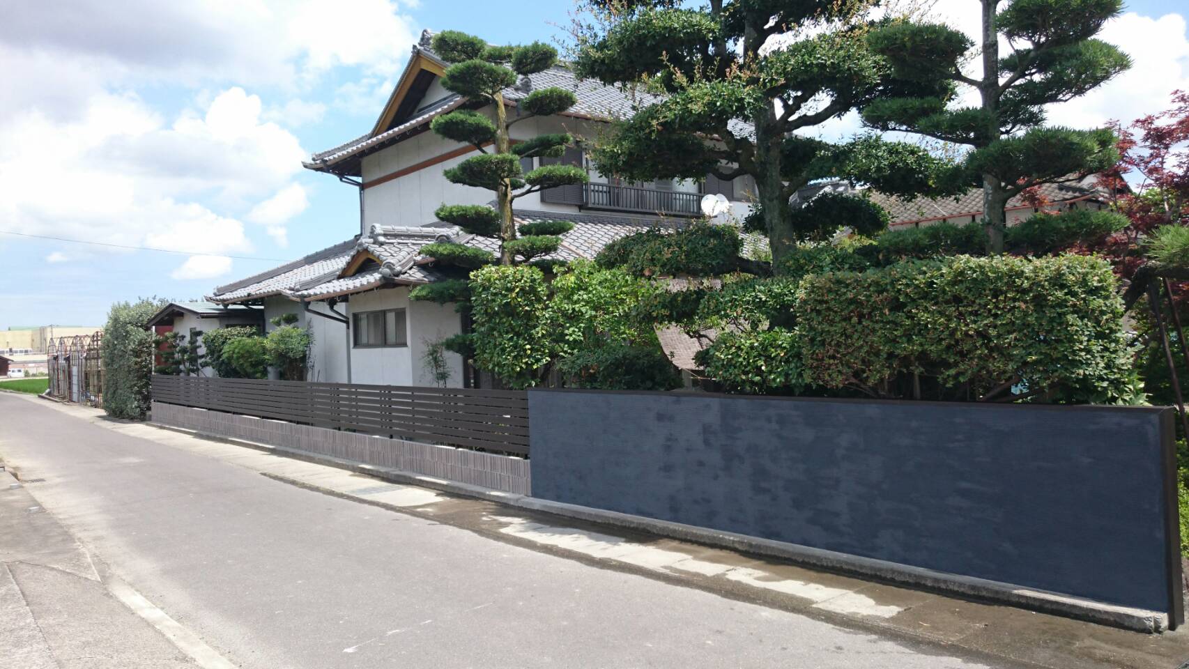 【CBブロック塀】補修工事・補修塗装工事・軽量化工事 (株)カインズガーデン｜香川県の庭・外周りリフォーム工事専門店