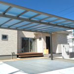 カーポート施工事例 (株)カインズガーデン｜香川県の雑草対策，庭リフォーム工事，庭仕舞い，庭まわりの修繕工事