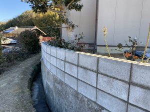 香川県のブロック塀工事