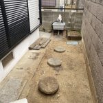 裏庭のリフォーム