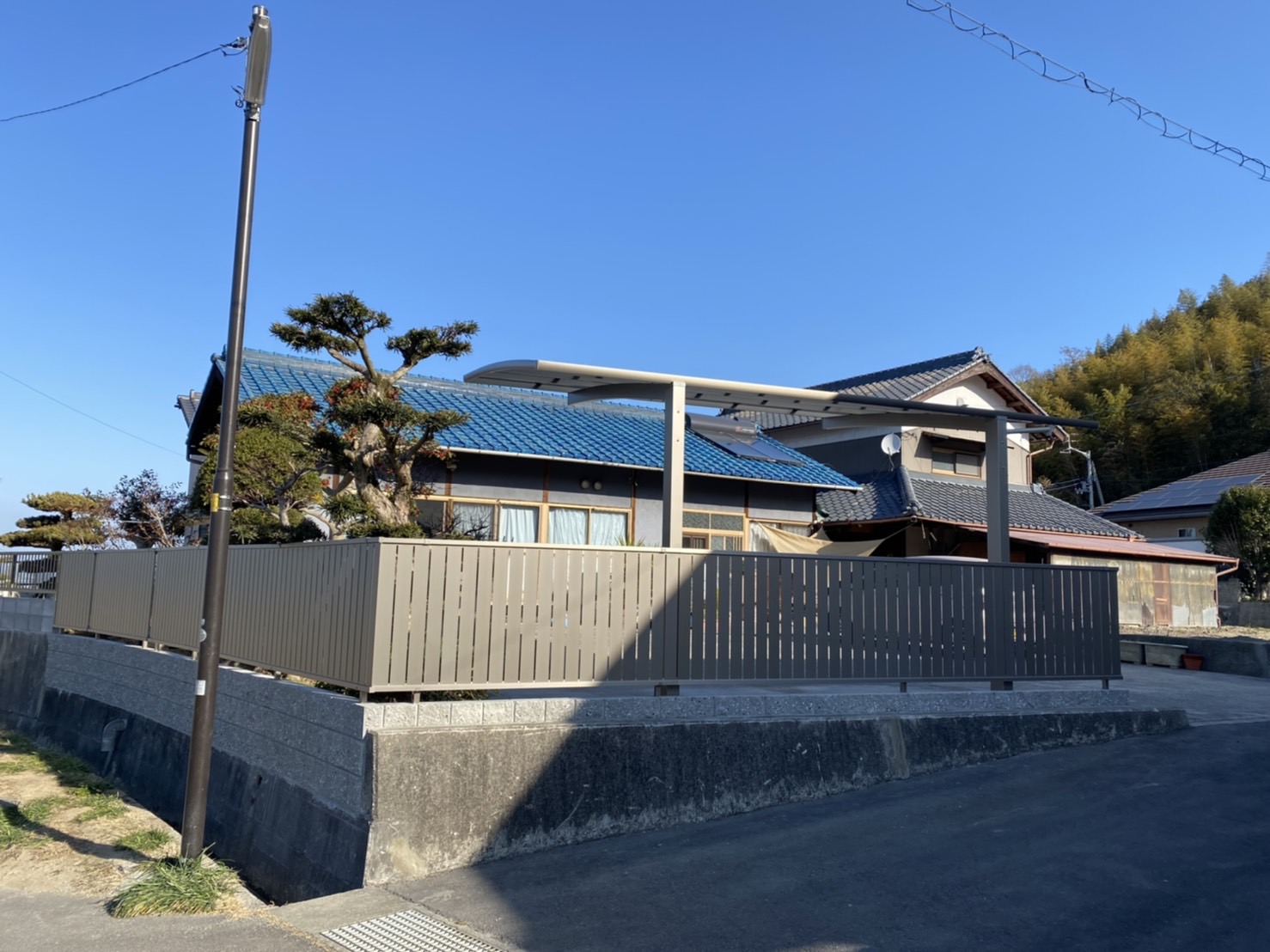 香川県のブロック塀リフォーム工事