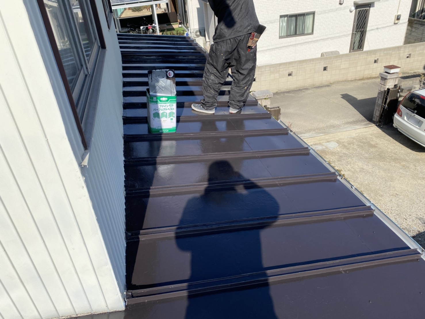 屋根塗装工事完了