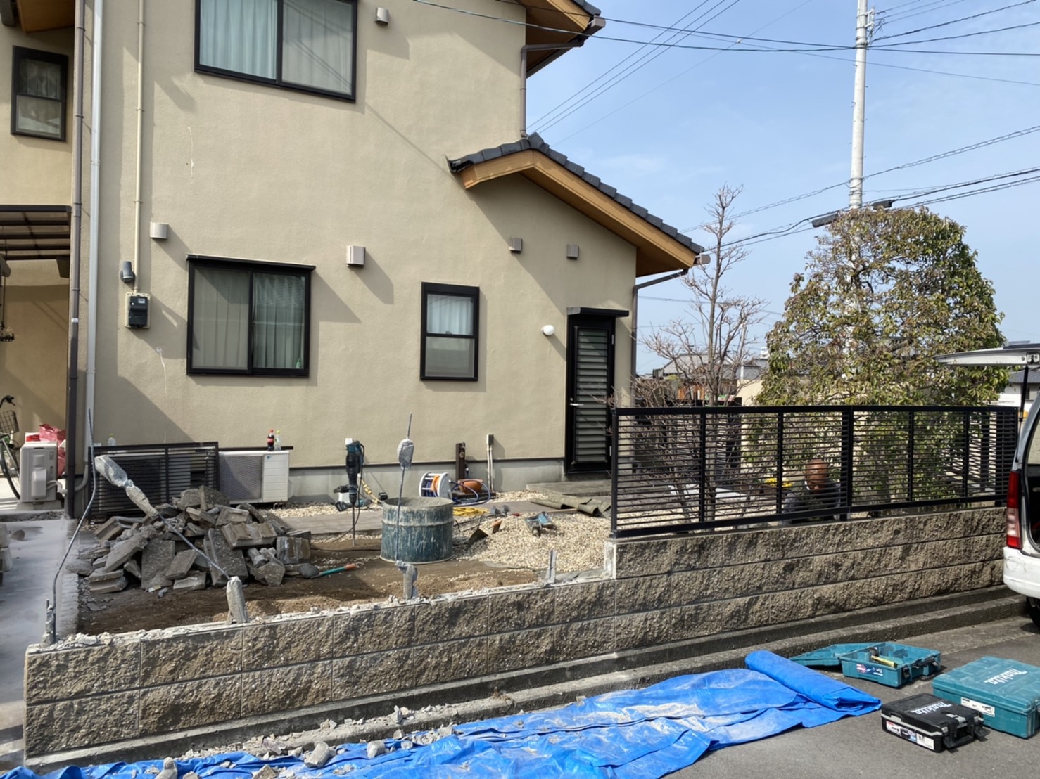 香川県仲多度郡多度津町 お庭リフォーム工事