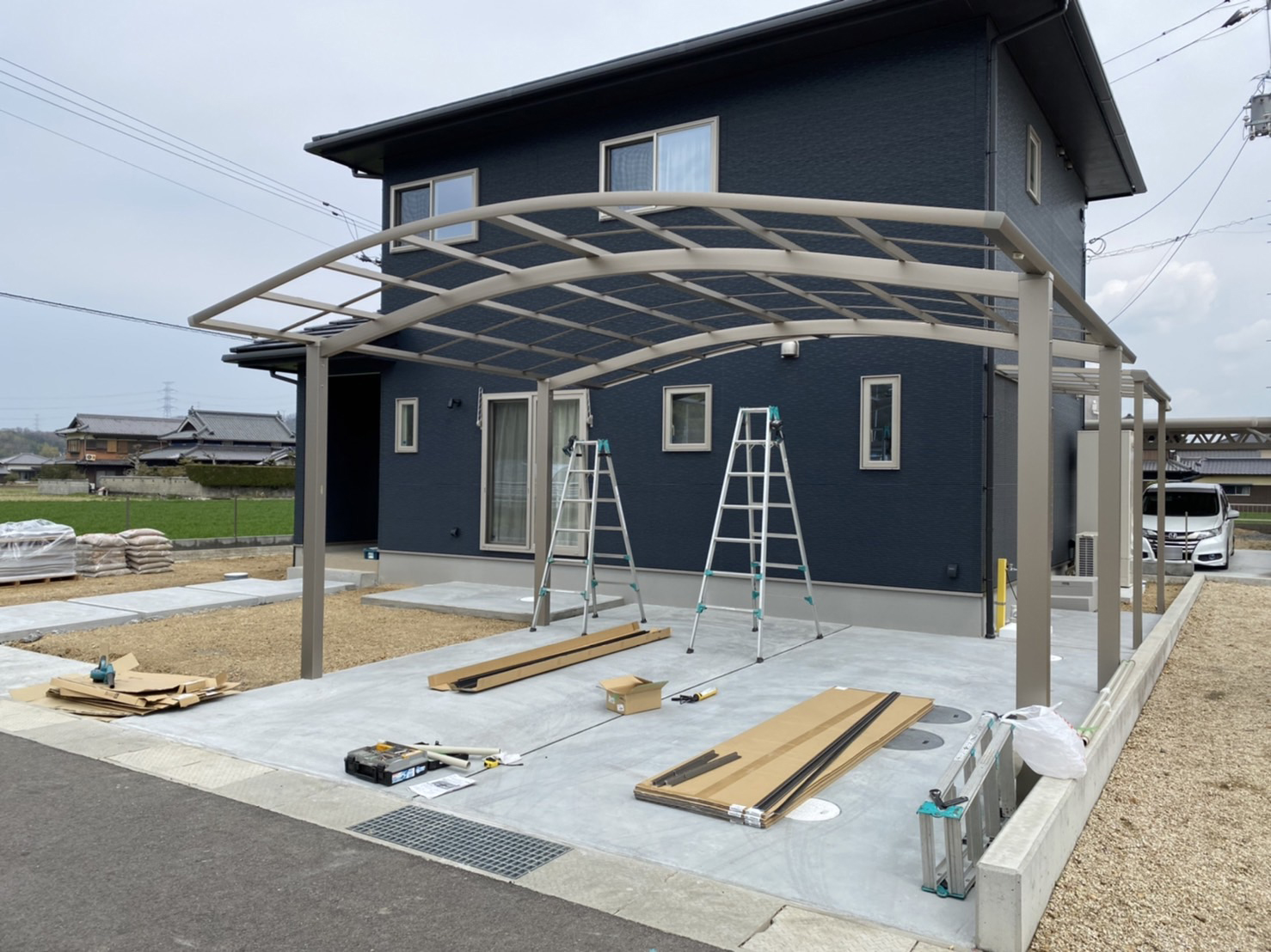 香川県綾歌郡綾川町　外構工事