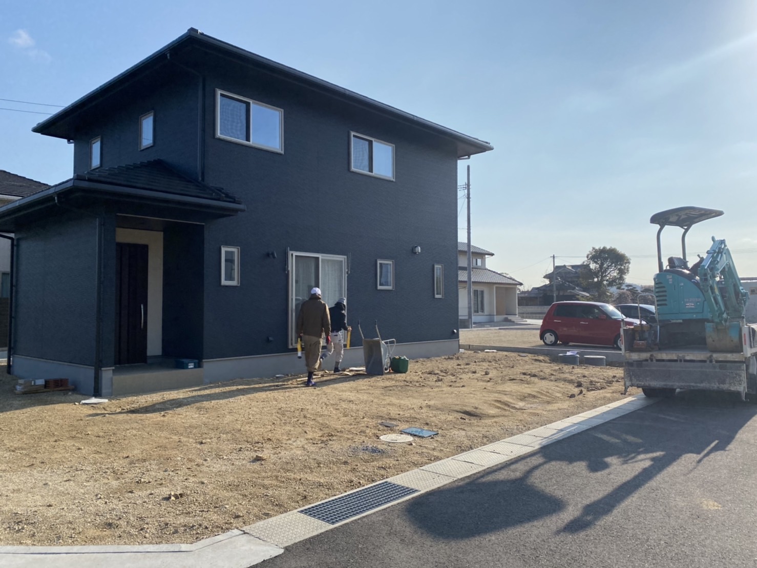 香川県綾歌郡綾川町 S様邸外構工事着工