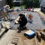 【4日目・カーポート柱】香川県高松市国分寺町・K様邸工事 |香川県の庭 壁 塀 庭外周り工事専門店(株)カインズガーデン