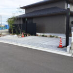 【円座町K様6日目・カーポート柱の基礎コンクリート】香川県高松市円座町のお庭工事|外周り工事専門店(株)カインズガーデン