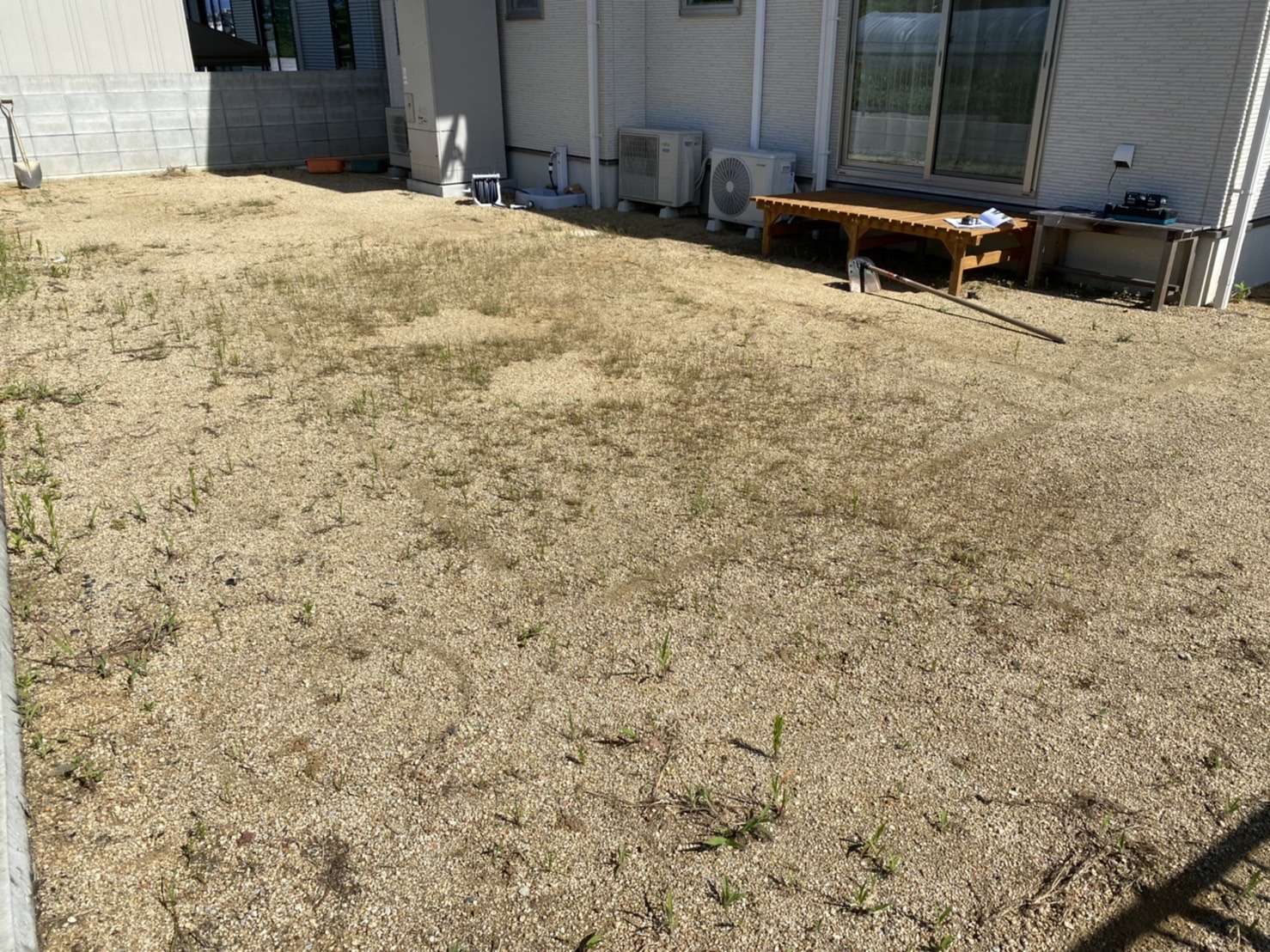 本日着工！香川県三豊市山本町KA様邸のお庭・外まわり工事