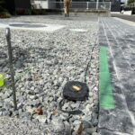 【円座町K様2日目・カーポート墨出し】香川県高松市円座町のお庭・外まわり工事