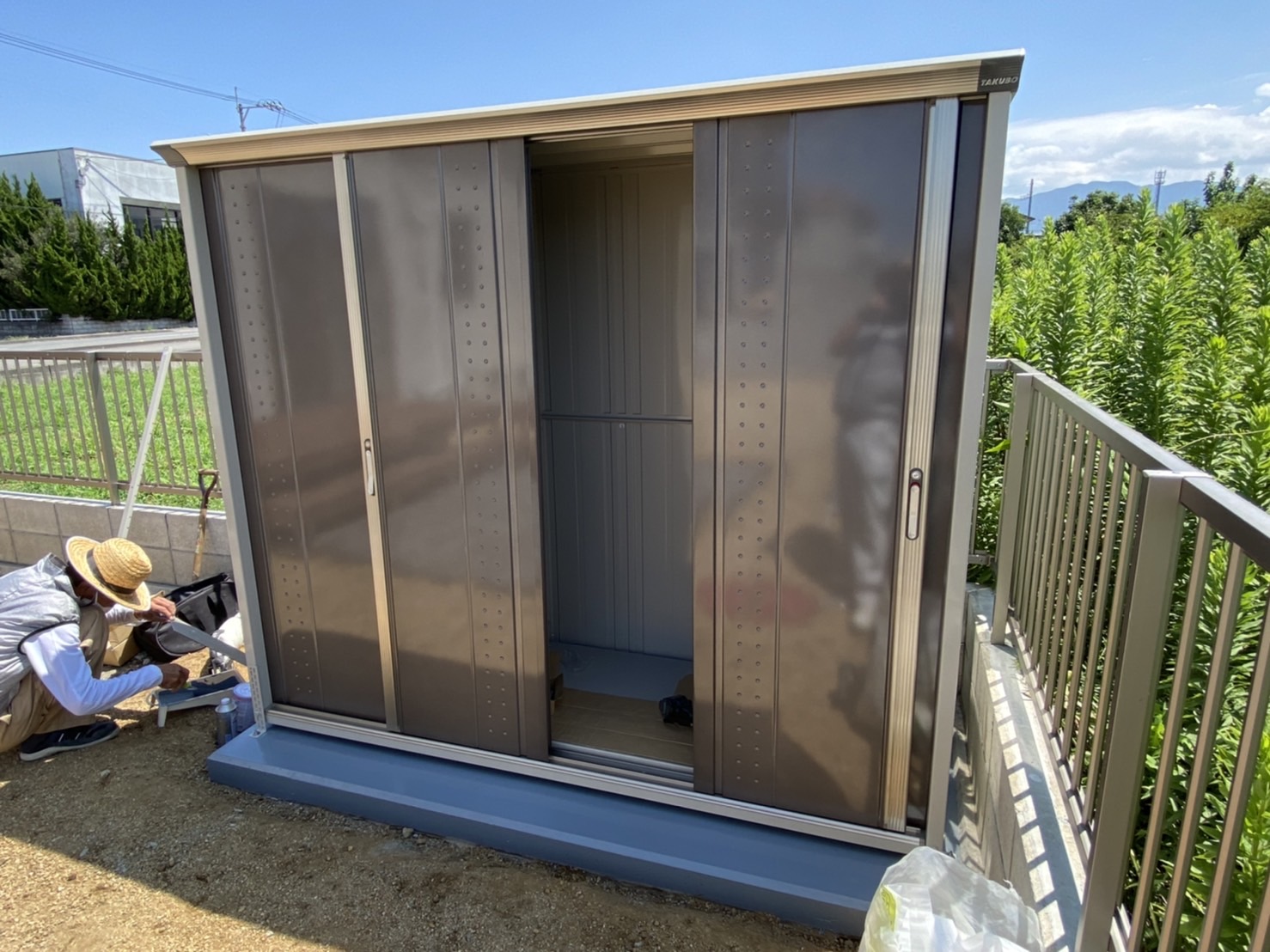 【三豊市 KA様10日目・物置設置】香川県三豊市山本町のお庭工事｜香川県の庭壁塀 外周り工事専門店(株)カインズガーデン