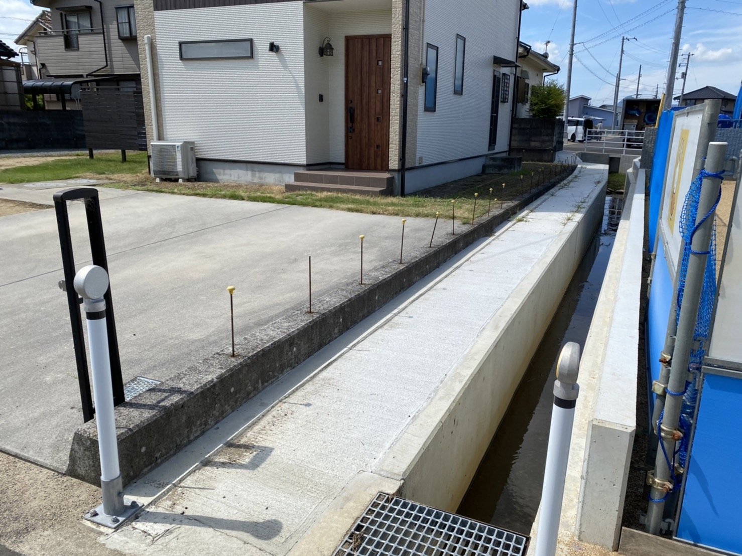 香川県丸亀市飯山町Ｍ様邸　ブロック・フェンス設置工事スタート(*^^*)｜庭壁塀 外周り工事専門店(株)カインズガーデン