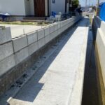 【香川県丸亀市飯山町M様邸お庭工事・2日目】ブロック塀工事|香川県の庭壁塀 お庭・外周り工事専門店(株)カインズガーデン