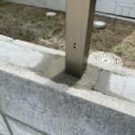 【香川県丸亀市飯山町M様・３日目】目隠しフェンス設置工事｜香川県の庭壁塀 お庭・外まわり工事専門店(株)カインズガーデン