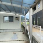 【香川県高松市Ｋ様旧家】カーポート雨樋交換とフェンス補修｜香川県の庭壁塀 お庭・外周り工事専門店(株)カインズガーデン