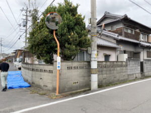 【香川県高松市春日町・U様邸】ブロック塀リフォーム工事👷着工です(株)カインズガーデン｜外塀・外庭リフォーム工事専門店