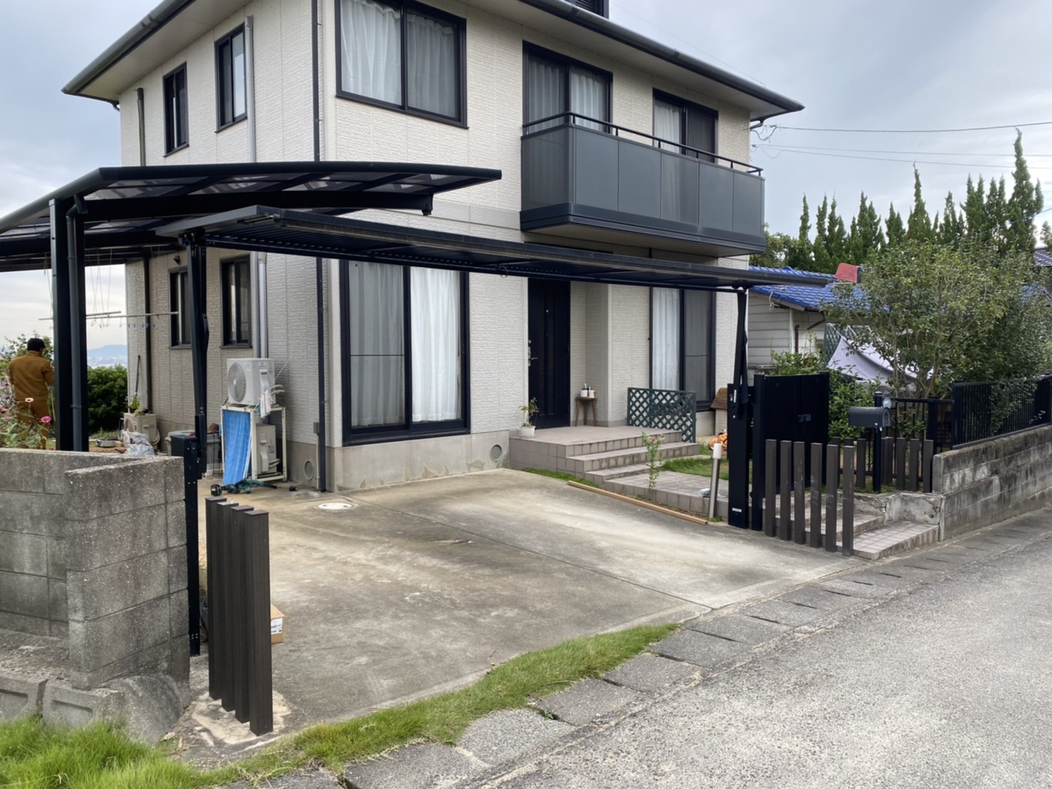 【香川県高松市香川町・Y様邸修繕工事】敷地内での物損修理、本日着工 (株)カインズガーデン｜庭・外周りリフォーム専門店