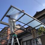 宇多津町T様邸・お庭リフォーム工事【続5】カーポート設置体験記 (株)カインズガーデン|香川県の庭 壁 塀・外周り工事店