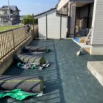 坂出市林田町　庭工事仕上げ (株)カインズガーデン｜香川県の庭・エクステリア工事／壁・塀リフォーム工事／人工芝施工