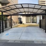 香川県坂出市・A様邸【駐車場】電動オーバーゲート物損修理 (株)カインズガーデン|<庭 壁 塀>庭・外まわり工事専門店