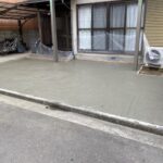 宇多津町T様邸・お庭リフォーム【続4】駐車場コンクリート (株)カインズガーデン|香川県の<庭 壁 塀>庭・外周り工事店