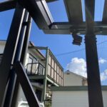 【駐車場】電動オーバーゲート物損調査 (株)カインズガーデン｜香川県の庭・エクステリア工事／壁・塀リフォーム工事／人工芝