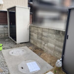 タクボ物置設置【香川県高松市三条町・I様邸】 (株)カインズガーデン|香川県の庭壁塀・外まわり工事店