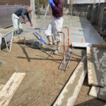 土間コンクリート打設!テラス下と広い面【香川県高松市松縄町・K様邸庭リフォーム工事】 (株)カインズガーデン|香川の外構工事・エクステリア・庭リフォーム工事