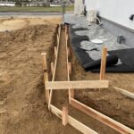フェンス工事・地先（縁石）ブロック６１ｍ下地準備【綾歌郡綾川町 M様邸】 (株)カインズガーデン｜香川の外構工事