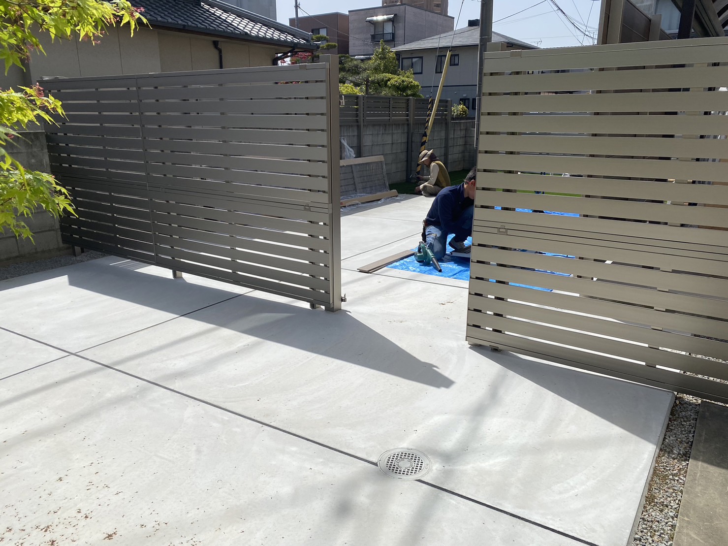 フェンス・スクリーン工事【香川県高松市・Ｋ様邸】 (株)カインズガーデン｜香川の庭リフォーム工事