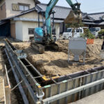 【三木町】１回目脱枠、基礎打ち２回目準備 (株)カインズガーデン｜香川のシンプルな外構・エクステリア・庭リフォーム工事