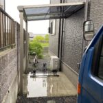 【綾川町】テラスと自転車スタンド設置／工期半日㊗完工㊗ (株)カインズガーデン｜香川のエクステリア・庭リフォーム工事