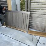 【松縄町】水栓パン完了/門扉設置 (株)カインズガーデン|香川のシンプルな外構・エクステリア・庭リフォーム工事