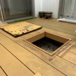 【修繕工事】ウッドデッキの部分リフォーム (株)カインズガーデン｜香川のシンプルな外構・エクステリア・庭リフォーム工事