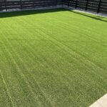 人工芝施工/隅々まで丁寧仕上げ✊メモリーターフ28㎜【香川県高松市・K様邸の庭リフォーム工事】 (株)カインズガーデン