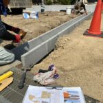 【綾川町】U字溝据付工事 (株)カインズガーデン｜香川の庭リフォーム工事，外構・エクステリア工事