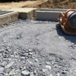 【綾川町】土間準備（鋤取り・路盤） (株)カインズガーデン｜香川の庭リフォーム工事，外構・エクステリア工事，修繕工事