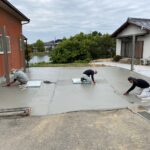 【綾川町】T様邸・駐車場土間コンクリート打設3日目完了! (株)カインズガーデン|香川の庭リフォーム工事,エクステリア