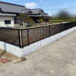【三木町】基礎・フェンス工事㊗完工㊗ (株)カインズガーデン｜香川のシンプルな外構・エクステリア・庭リフォーム工事