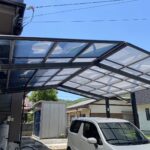 【高松市Ｋ様邸】カーポートの屋根パネル修繕 ㊗完了㊗ (株)カインズガーデン｜香川の庭リフォーム工事，修繕工事