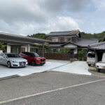 香川の庭リフォーム工事／外構・エクステリア工事 (株)カインズガーデン｜雑草対策，庭木庭石撤去，ブロック塀外塀，駐車場