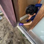 【綾川町O先生の塾】サッシ工事開始👷 (株)カインズガーデン|香川の庭リフォーム工事,外構・エクステリア工事,修繕工事