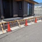 【香川県高松市Ｈ様邸】コンクリート基礎準備／雑草対策防草シートと砂利敷き (株)カインズガーデン｜香川の外構・エクステリア工事