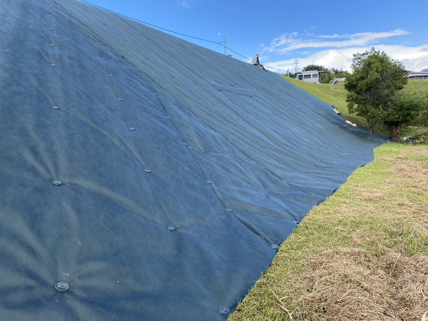 【香川県・綾川町Ｔ様邸】雑草対策／防草シートを敷いています！ (株)カインズガーデン｜香川の庭リフォーム工事，改修工事