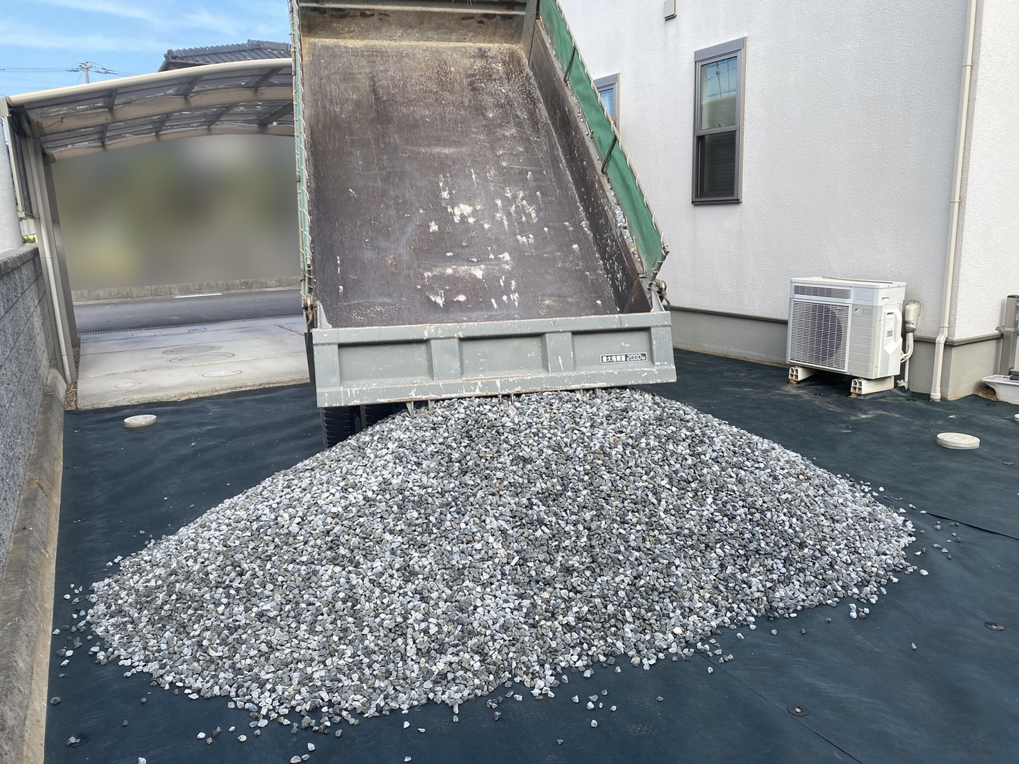 【香川県丸亀市Ｙ様邸】雑草対策㊗完工㊗ (株)カインズガーデン｜香川県の雑草対策，庭リフォーム工事，庭仕舞い，修繕工事