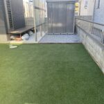 【香川県・綾川町Ｋ様邸】雑草対策／物置工事㊗完工㊗ (株)カインズガーデン｜香川県の雑草対策，庭リフォーム工事，庭仕舞い