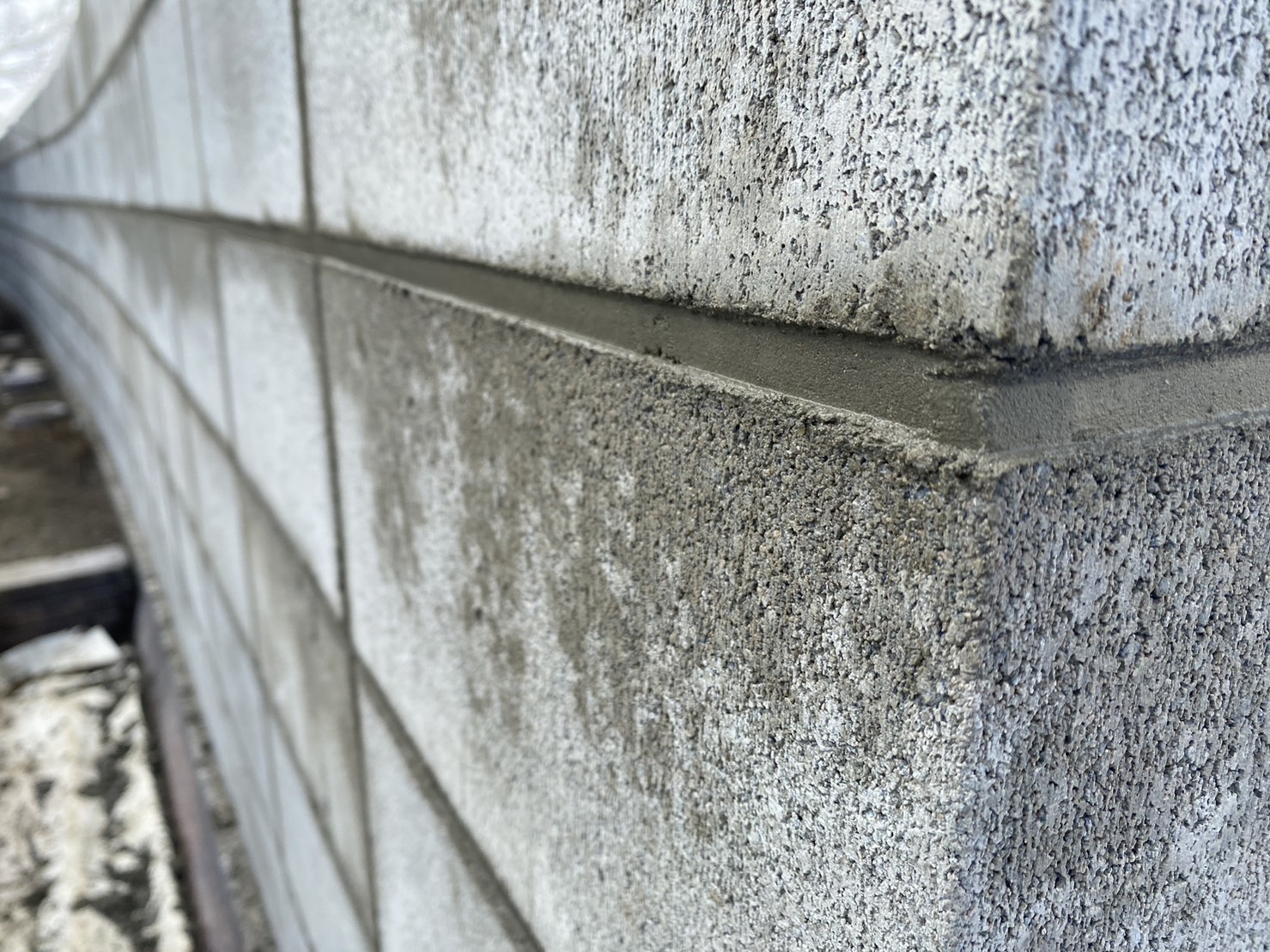 【香川県三豊市Ａ様邸】ブロック塀の新設完了 (株)カインズガーデン｜香川県の庭リフォーム工事，庭仕舞い，修繕工事