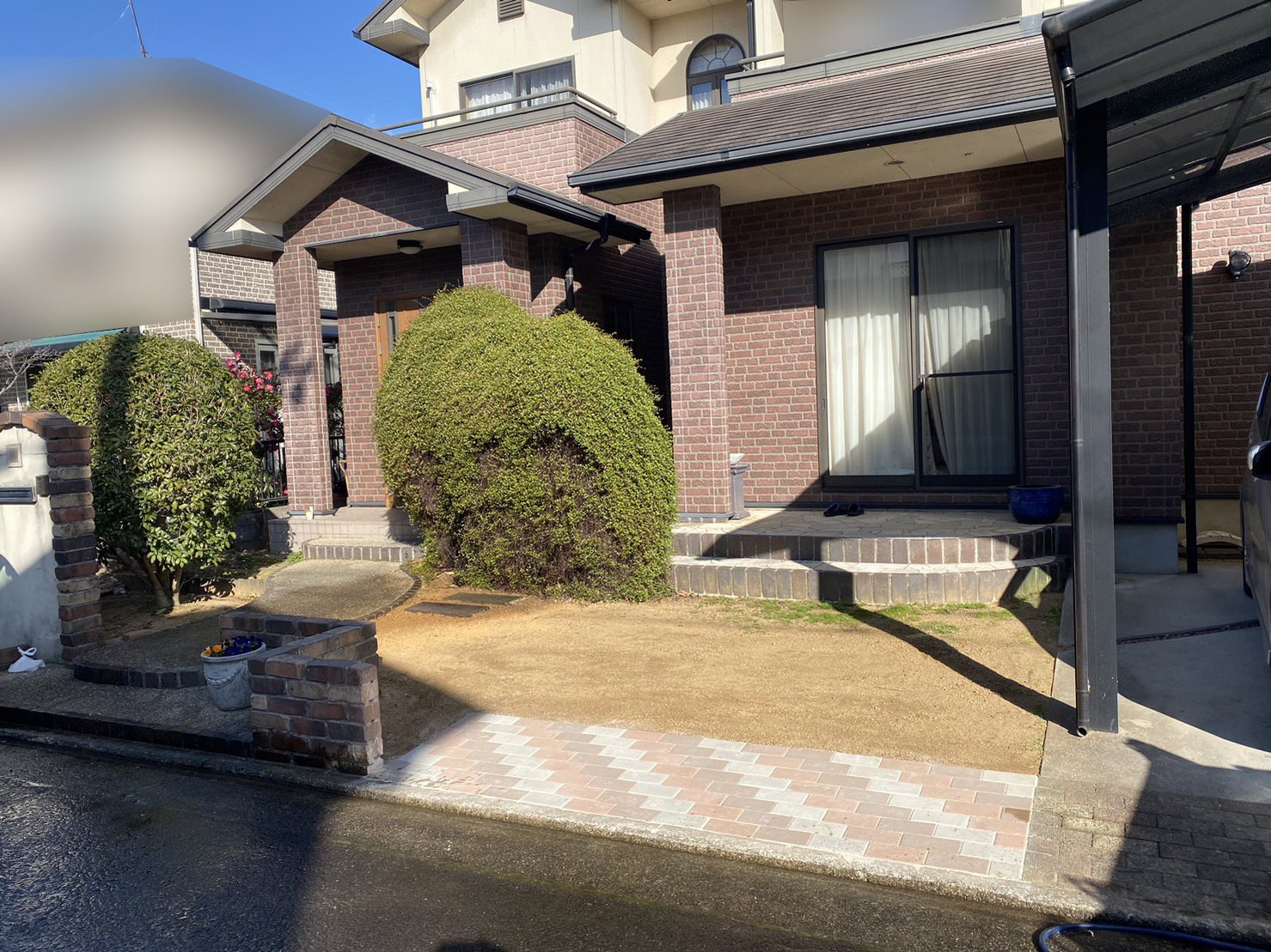 【香川県高松市Ｎ様邸】駐車場の拡大工事㊗完工 (株)カインズガーデン｜香川県の庭リフォーム工事，庭仕舞い，修繕工事