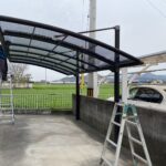 【香川県・琴平町Ｈ様邸】カーポートの屋根パネル交換㊗完工 (株)カインズガーデン｜香川県のエクステリア工事，修繕工事